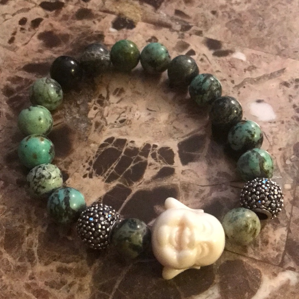 Jade Buddha bracelet